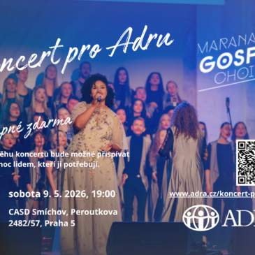  Pozvánka na benefiční koncert pro Adru